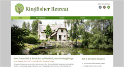 Desktop Screenshot of kingfisher-retreat.co.uk